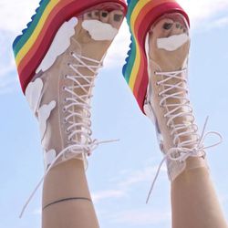 Rainbow Boots 