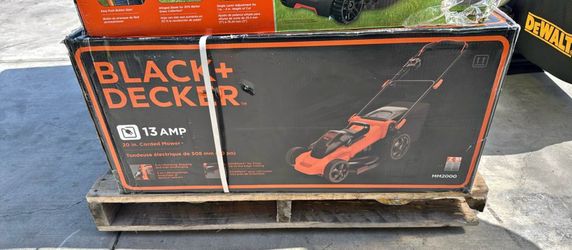 Black decker electric lawnmower