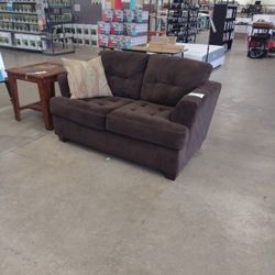 Brown Loveseat