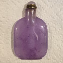 Vintage Chinese Purple Snuff Bottle 