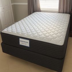 Full Size Mattress 10” For Unbeatable Comfort! Brand New & Also in Twin, Queen & King. Wrapped in Plastic. Same-day Delivery.