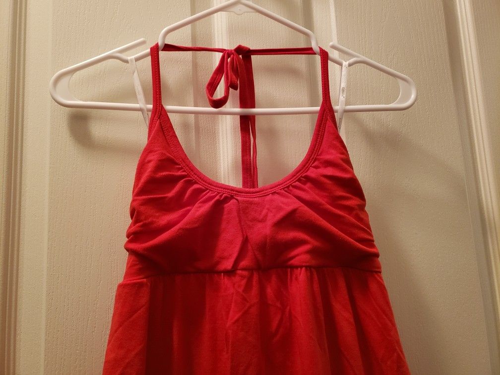 Red Halter Top