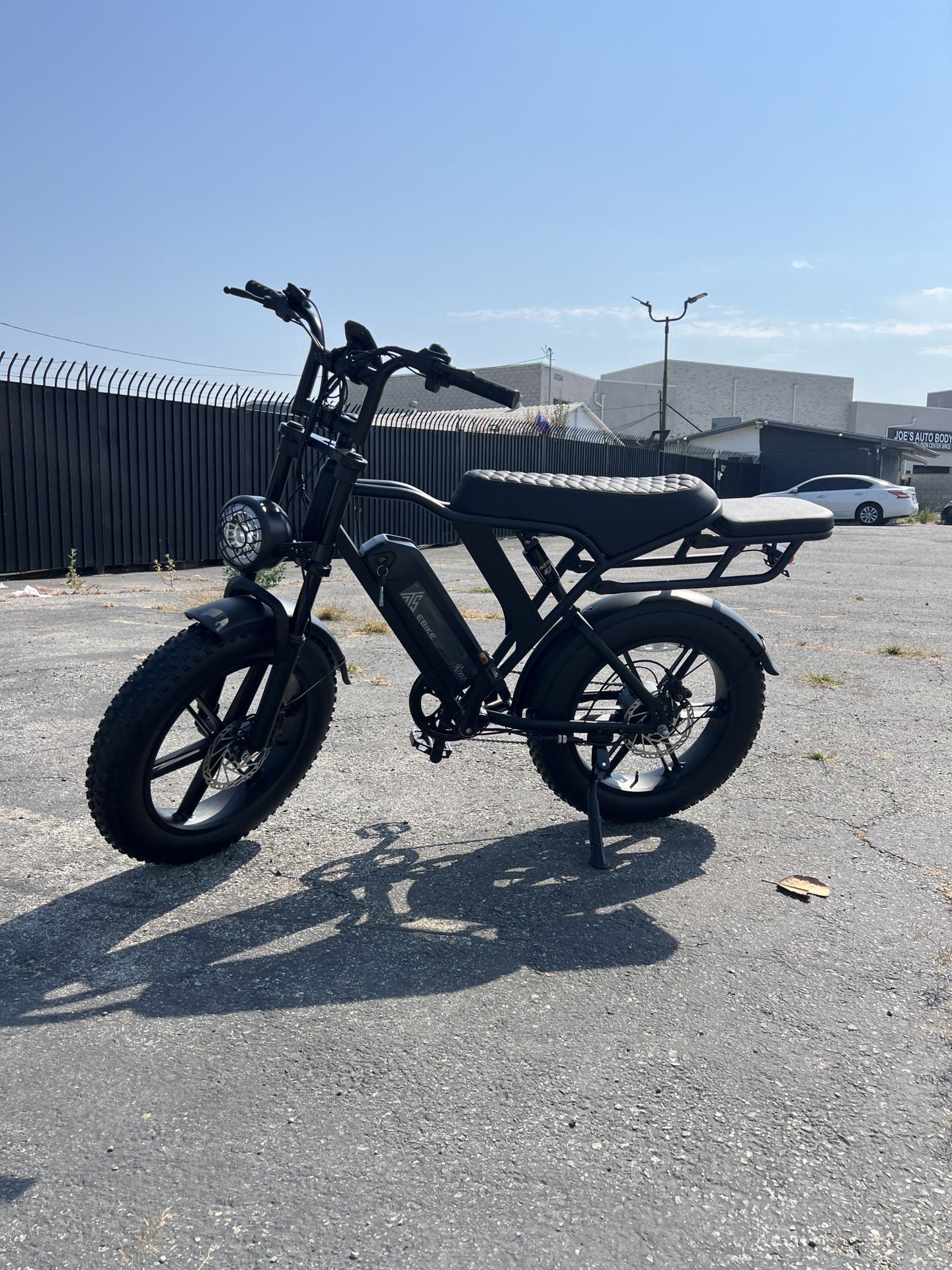 TST R002 1300W Full Suspension Electric Bike With Dual Seat