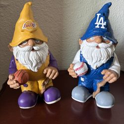 Dodgers & Lakers Gnomes set