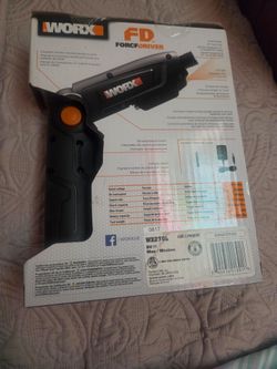NEW WORX FORCEDRIVER ELECTRIC SCREWDRIVER 8V