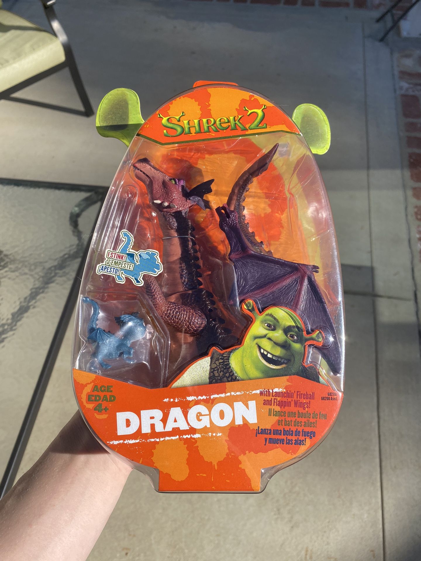 Unopened Shrek 2 Dragon Action Figure Set