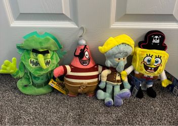 The SpongeBob movie small plushes