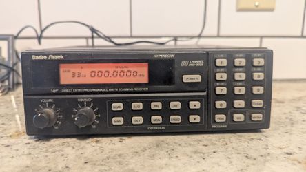 Vintage Radio Shack PRO-2030 Desktop Radio Scanner 80-Channel Hyperscan (Model 20-407)