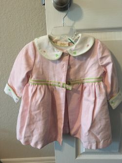 Little Billy 18 Month Girls outfit Pink & White