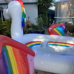 Inflatable Huge Party Unicorn  Boat for river or ocean