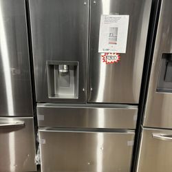 YEAR 2024‼️ New Scratch & Dent LG 36” Smart Standard Depth Max French Door Refrigerator 