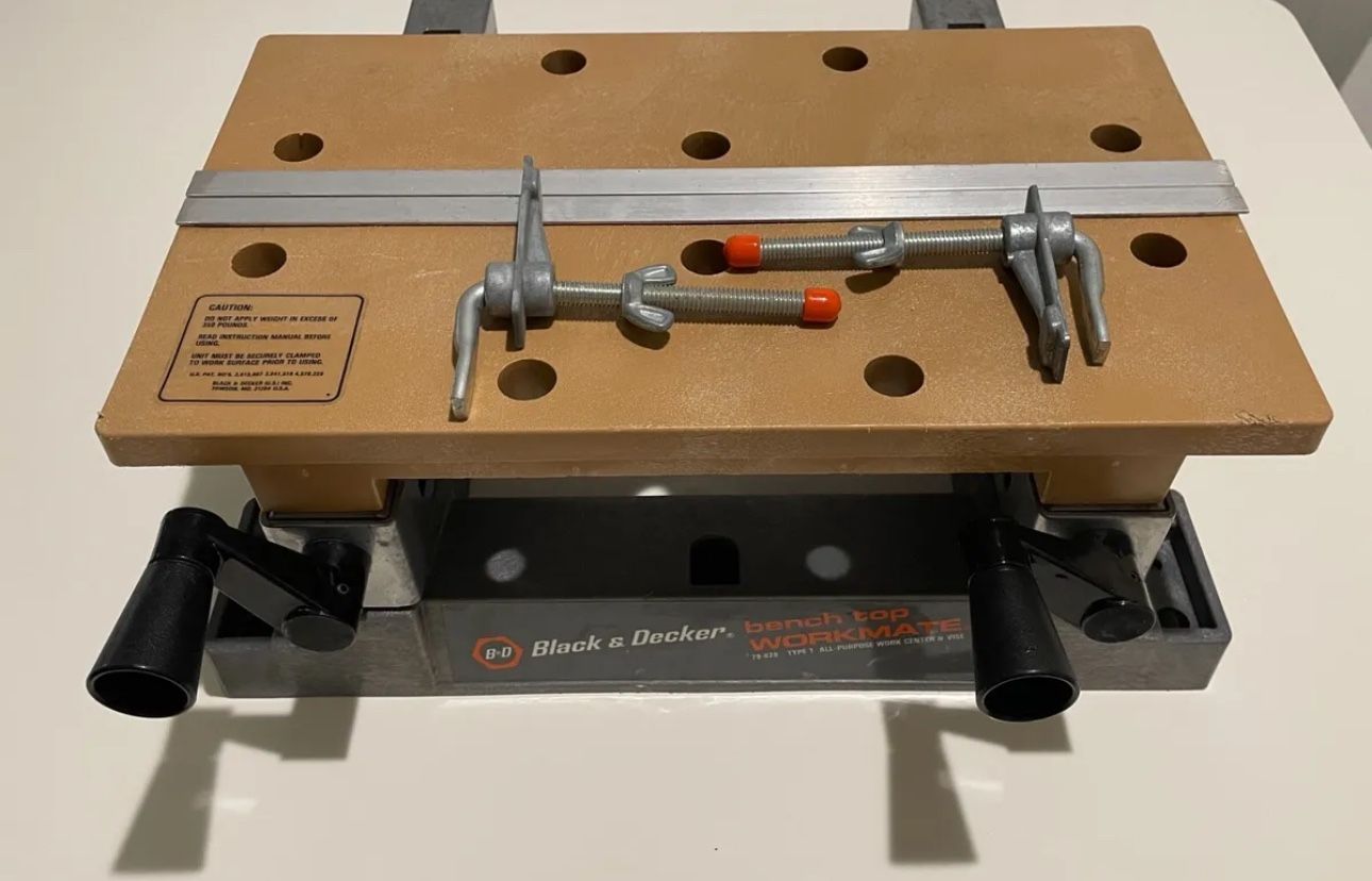 1979 Black & Decker Workmate Bench Top Work Center with Tilt Top #79 ...