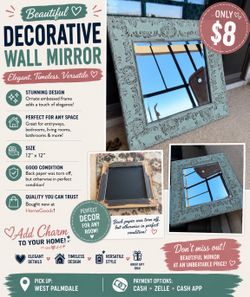 ✨ Beautiful Decorative Wall Mirror