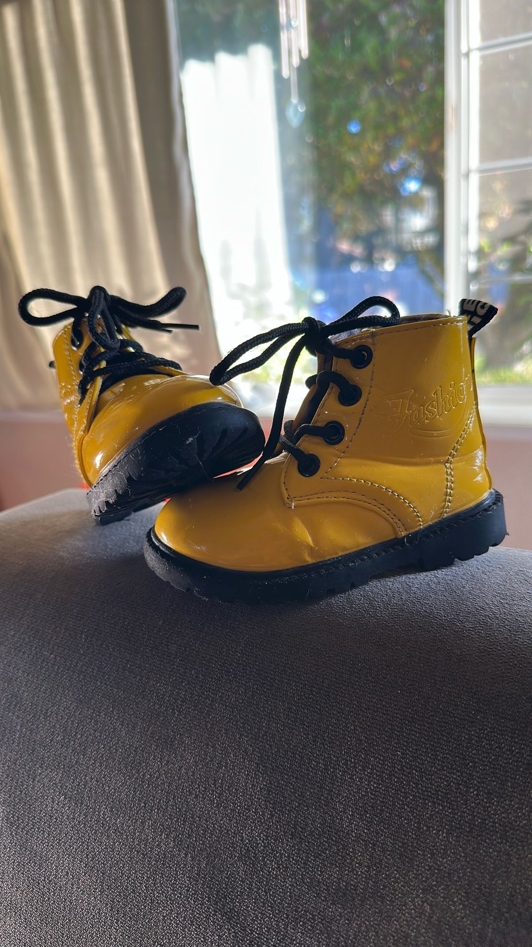Baby Girl Rain Boots (Yellow)