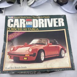 Revell Car And Driver 1/24 Scale Porsche 911 Targa Model Kit Classic Detail 7461