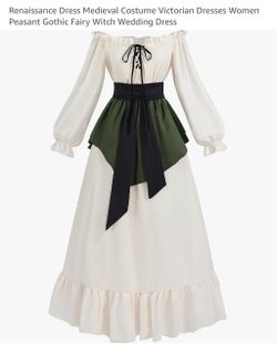 Renaissance Medieval Costume Dress Women