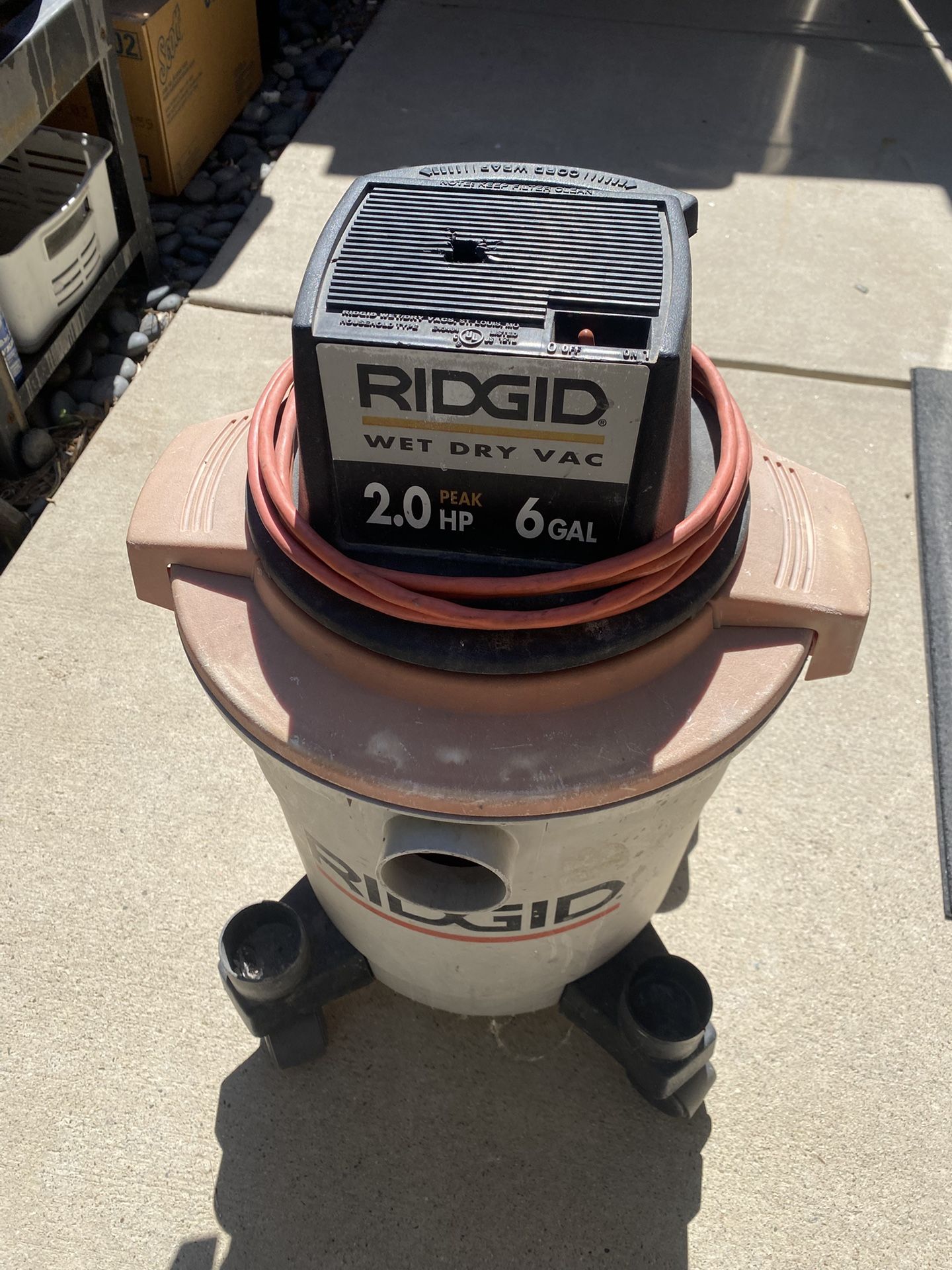 Free Shop Vac. 
