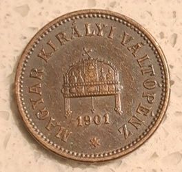 Hungary Coin 1901