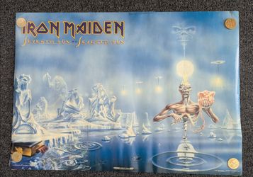 Iron Maiden - Vintage 1988 "Seventh Son of a Seventh Son" Scandecor poster