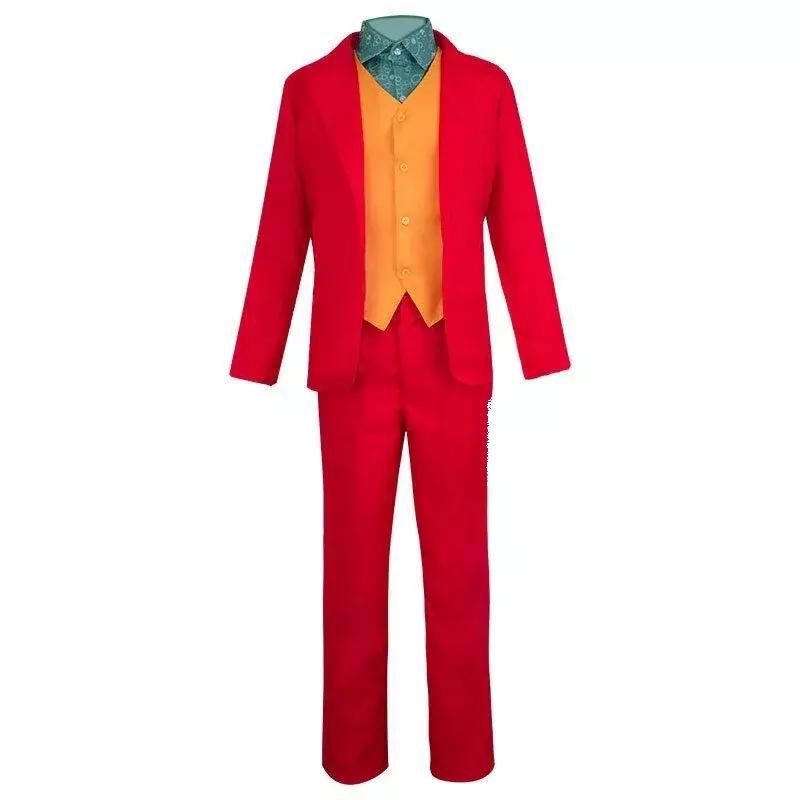 Joker Costume Set + Clown Mask – Full Outfit – Men’s Size – Pre-Owned