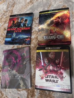 4k movies , + sealed steelbook lot