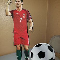 Ronaldo And Soccer Table Party Props