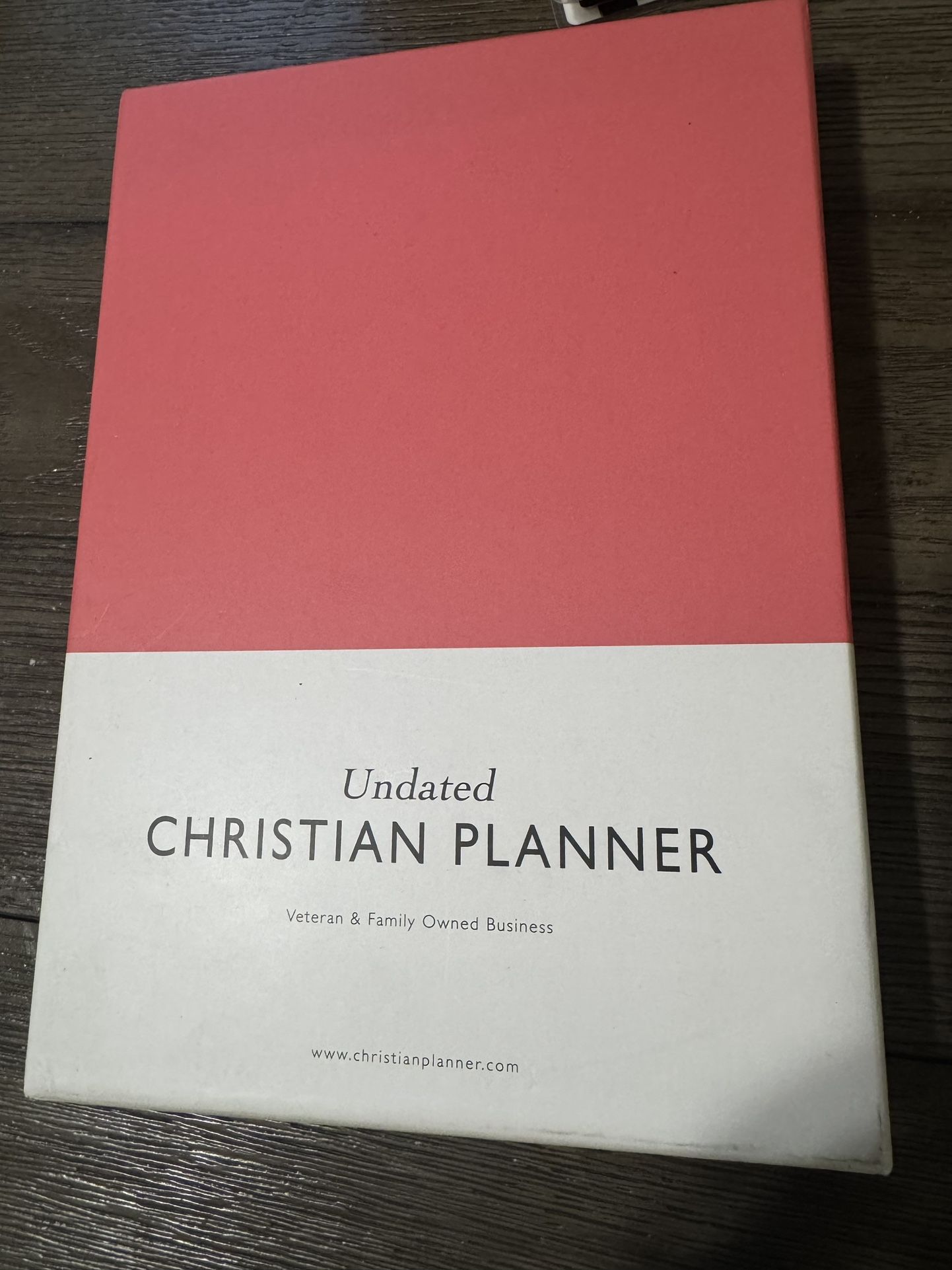 Christian Planner Undated