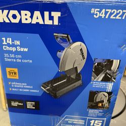 Kobalt 15-Amp 14-in Steel Base Chop Saw