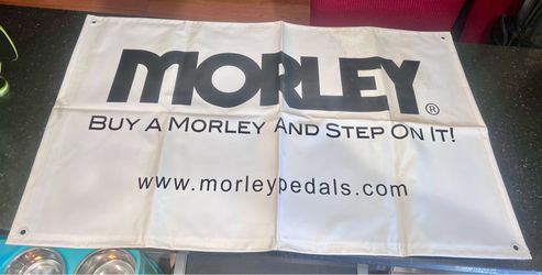 Morley vinyl guitar pedals banner