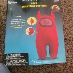 Among US Inflatable Devil Costume