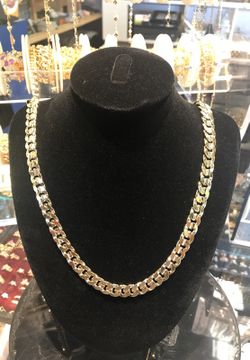 24KT Gold Bond Chain with Lifetime Replacement Guarantee (THIS IS NOT A PLATED CHAIN & IT WILL NOT CHANGE COLOR)