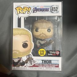 Funko Pop! Marvel Avengers - Thor (GITD) #452 - GameStop Exclusive, Vinyl Figure