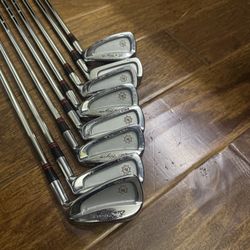 Ben Hogan Edge CFT Iron Set 3-9 Apex Edge 4 Stiff Steel Mens RH