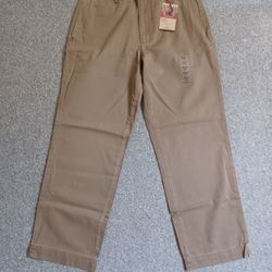 Dockers Iconic Khaki Flat Front Relaxed Fit M 36x32