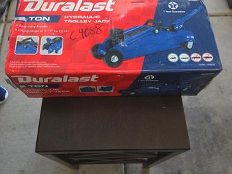 New Duralast 2 Ton Hydraulic Trolley Jack