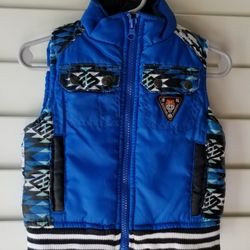 Enyce Blue Puffer Vest Baby Boy Size 12 Months