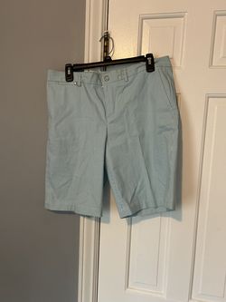 Ralph Lauren, Blue W/Small White Stripes, Size 10