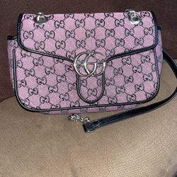 Pink Gg Marmont Flip Medium 