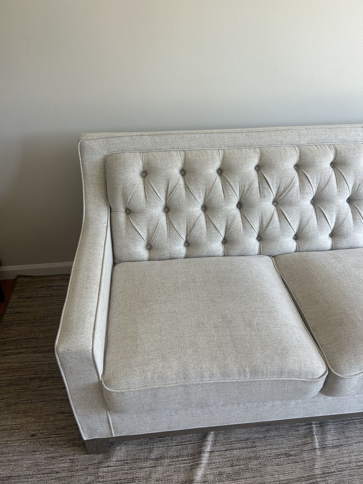 Tufted sofa