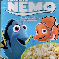 Vintage 2003 Kellogg's Finding Nemo 11.8oz Cereal Box Disney Pixar