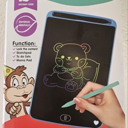 LCD Panel Colorful Writing Tablet 