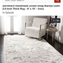 Safavieh shag Rug Ivory FREE