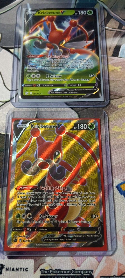 Pokemon Cards Kricketune V