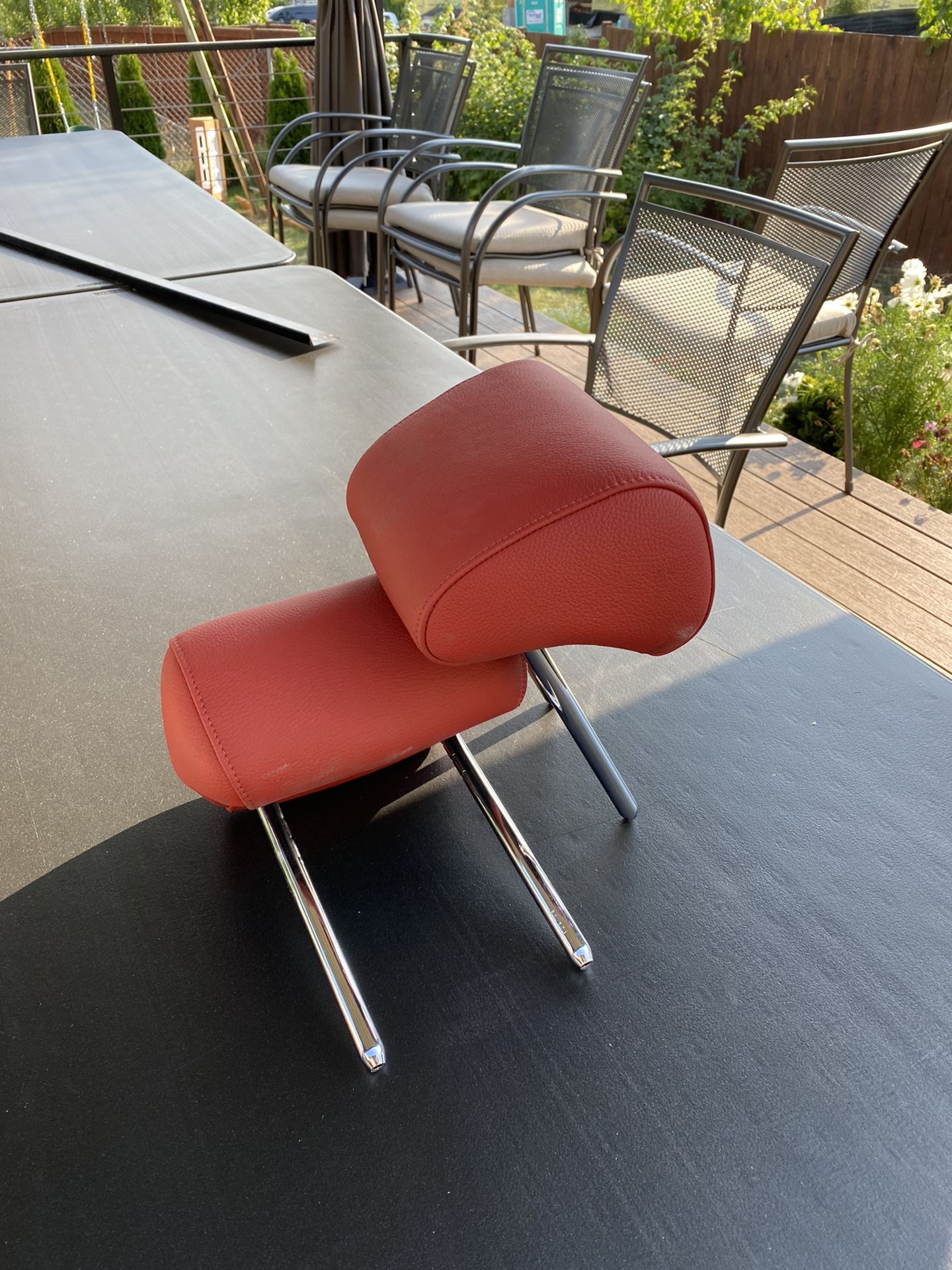 Bmw Red Headrest