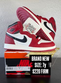 DS Jordan 1 LOST AND FOUND Sz 7y