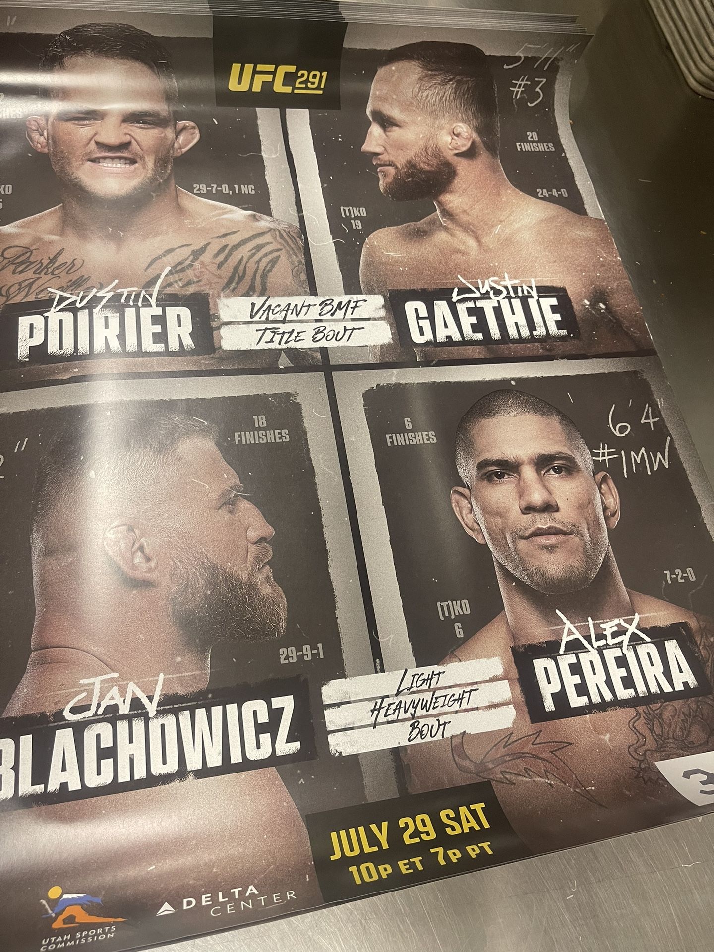 Ufc 291/292 Posters
