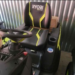 RYOBI
80V HP Brushless 42 in. Battery Electric Cordless Riding Lawn Tractor