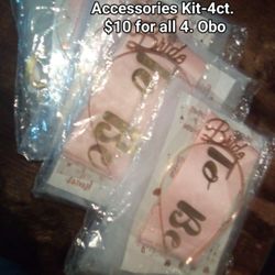 4ct.  Bride To Be Sash & Accessories Kits