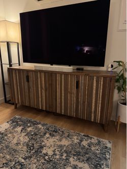 Rustic Wood Media Console / TV Stand- 68.5 X 31