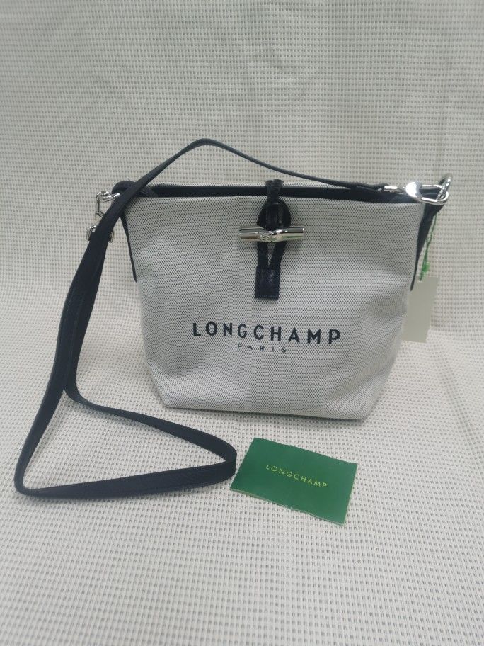 Longchamp Essential Toile Bucket Bag